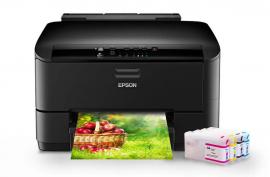 Цветной принтер Epson WorkForce Pro WP-4020 с перезаправляемыми картриджами