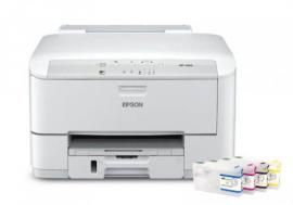 Цветной принтер Epson WorkForce WP-4023 c перезаправляемыми картриджами