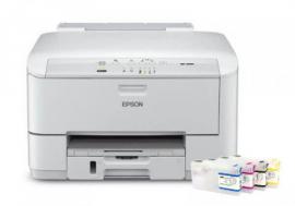 Цветной принтер Epson WorkForce WP-4090 c перезаправляемыми картриджами