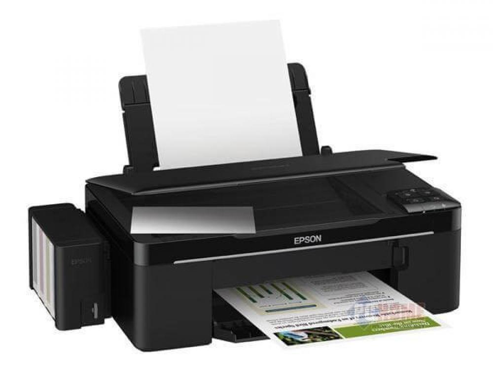Изображение МФУ Epson L200 с оригинальной СНПЧ и чернилами INKSYSTEM 70 мл - зображення 1