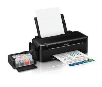 Принтер Epson L100 с оригинальной СНПЧ и чернилами INKSYSTEM 70 мл