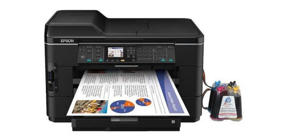 Изображение МФУ Epson WorkForce WF-7525 с чернильной системой - зображення 1