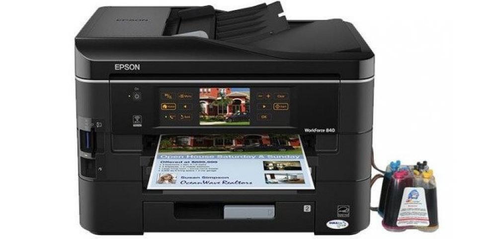 Изображение МФУ Epson WorkForce 840 с чернильной системой - изображение 1