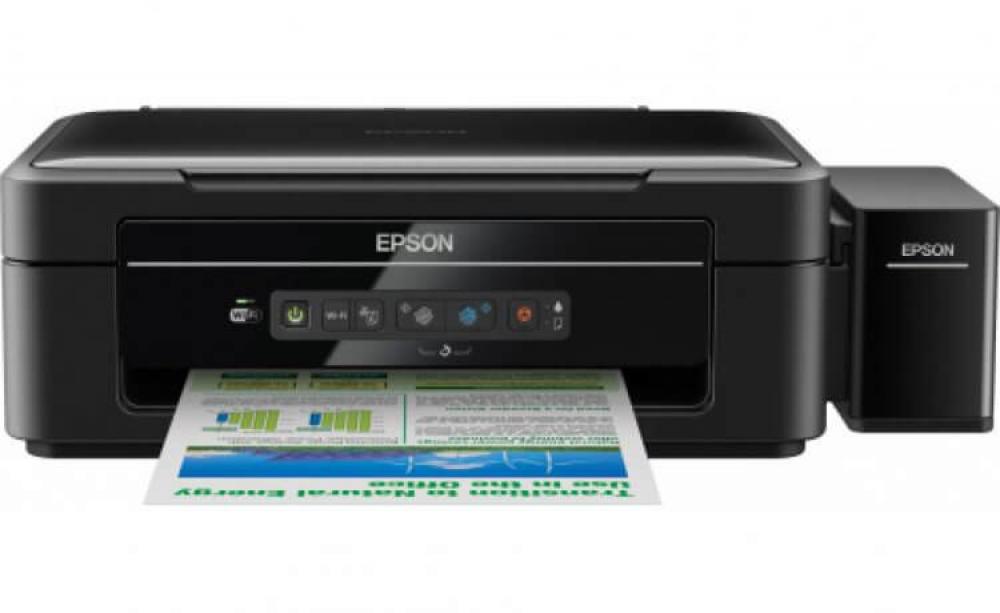 Изображение МФУ Epson L365 с оригинальной СНПЧ (P) и чернилами INKSYSTEM 70 мл - изображение 1