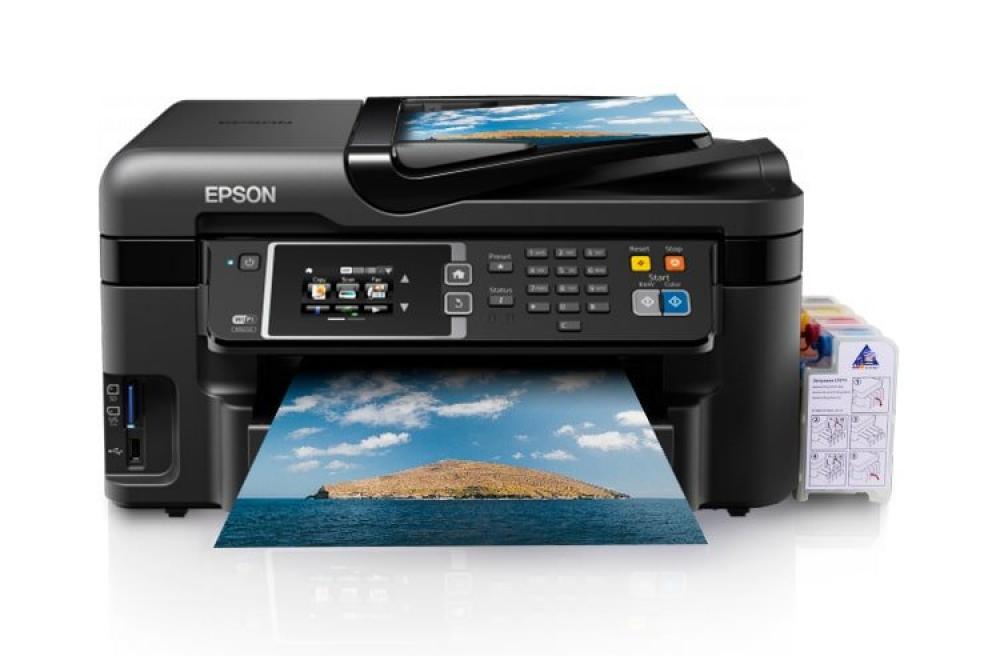 Изображение МФУ Epson Workforce WF-3620DWF Refurbished с СНПЧ (Уценка) - изображение 1