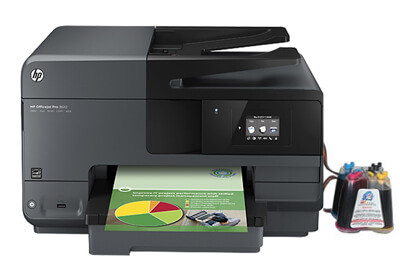 Изображение МФУ HP OfficeJet Pro 8610 с СНПЧ