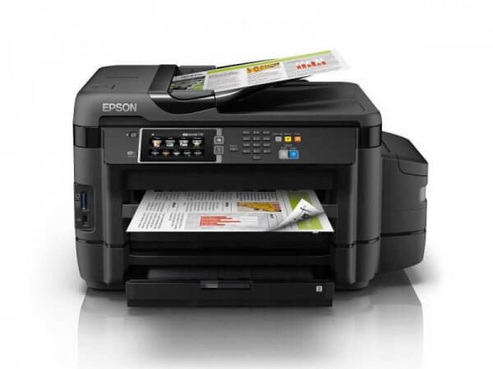 Изображение МФУ Epson L1455 с оригинальной СНПЧ и чернилами INKSYSTEM 70 мл - изображение 1