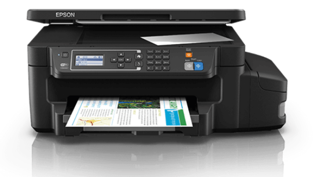 Изображение МФУ Epson L605 с оригинальной СНПЧ и чернилами INKSYSTEM 70 мл - изображение 1