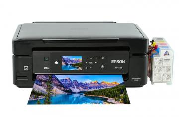 Изображение МФУ Epson Expression Home XP-432 с СНПЧ и чернилами