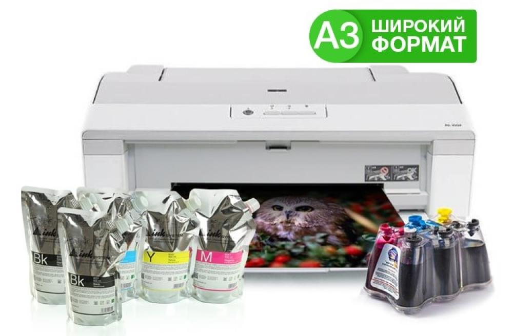 Изображение Принтер Epson PX-1004 с СНПЧ и сублимационными чернилами 500мл - зображення 1