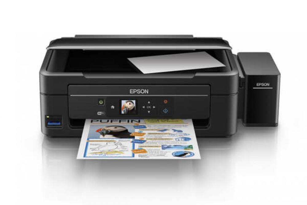 Изображение МФУ Epson L486 с оригинальной СНПЧ и чернилами INKSYSTEM 70 мл - изображение 1