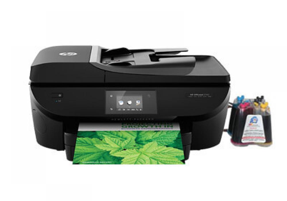 Изображение МФУ HP Officejet 5740 с СНПЧ - изображение 1
