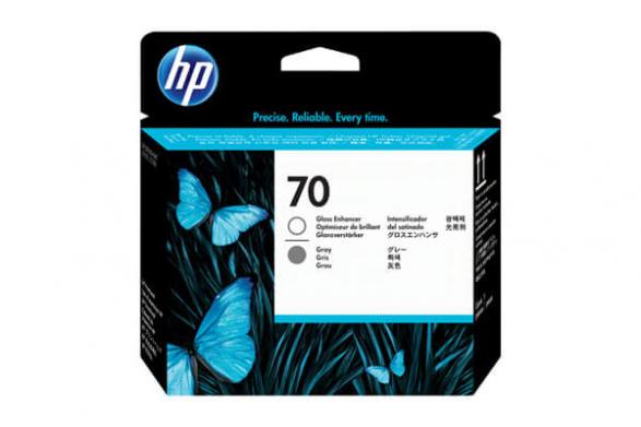 Изображение Печатающая головка HP 70 Gloss Enhancer and Gray для моделей DesignJet