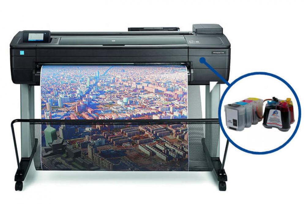 Изображение Плоттер HP Designjet T730 36" с СНПЧ - изображение 1