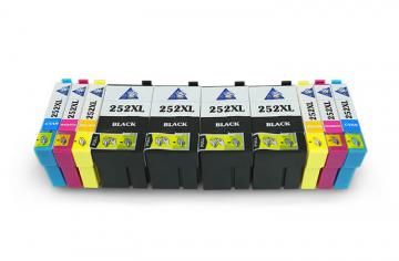 Изображение Комплект совместимых картриджей T252XL (2xC/M/Y+4xBk) для Epson Workforce WF-7610