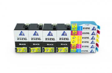 Изображение Комплект совместимых картриджей T252XL (2xC/M/Y+4xBk) для Epson Workforce WF-7620