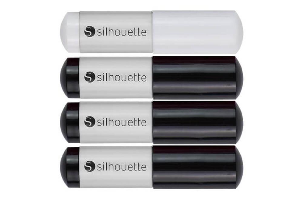 Изображение Набор фломастеров для плоттеров Silhouette (черный, белый)