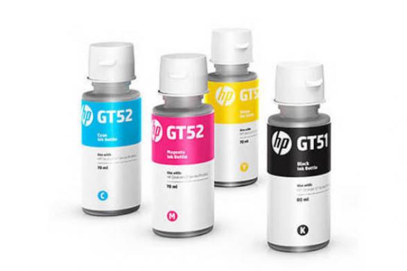 Изображение Оригинальные чернила для HP DeskJet GT 5810 (70 мл, 4 цвета)