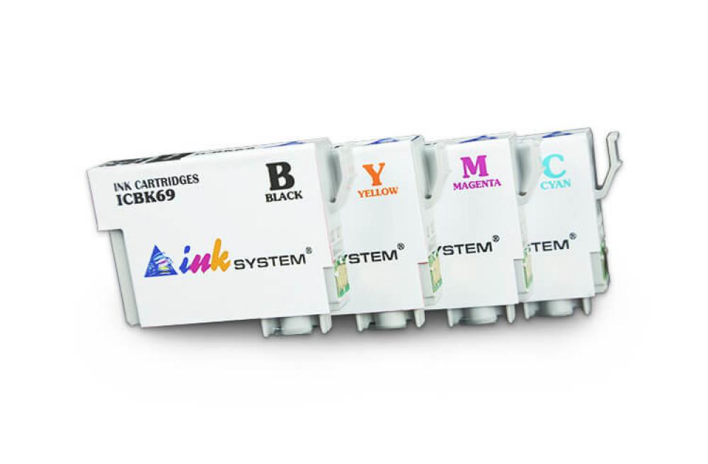 Изображение Комплект совместимых картриджей IC69 (C/M/Y/Bk) для Epson Colorio PX-045A - изображение 1