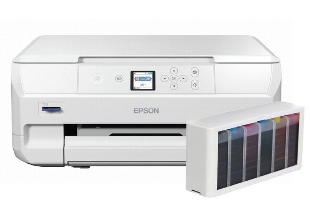 Изображение МФУ Epson Colorio EP-710A с СНПЧ и чернилами - изображение 1