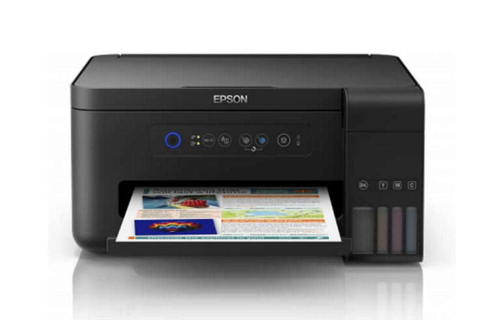 Изображение МФУ Epson EcoTank ET-2700 с оригинальной СНПЧ и чернилами INKSYSTEM - изображение 1