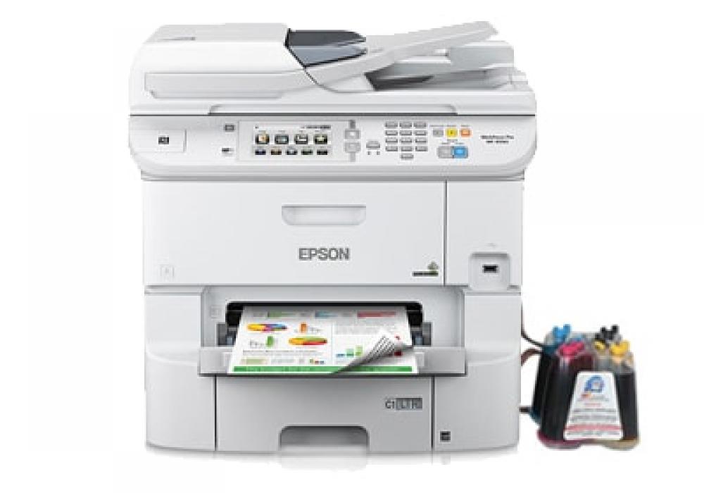 Изображение МФУ Epson WorkForce Pro WF-6590 с СНПЧ и чернилами - изображение 1