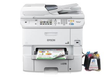 Изображение МФУ Epson WorkForce Pro WF-6590 с СНПЧ и чернилами