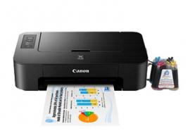Принтер Canon PIXMA TS204 с СНПЧ и чернилами