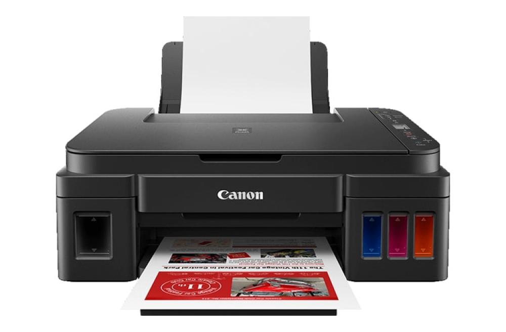 Изображение МФУ Canon PIXMA G3410 с оригинальной СНПЧ и чернилами INKSYSTEM - зображення 1