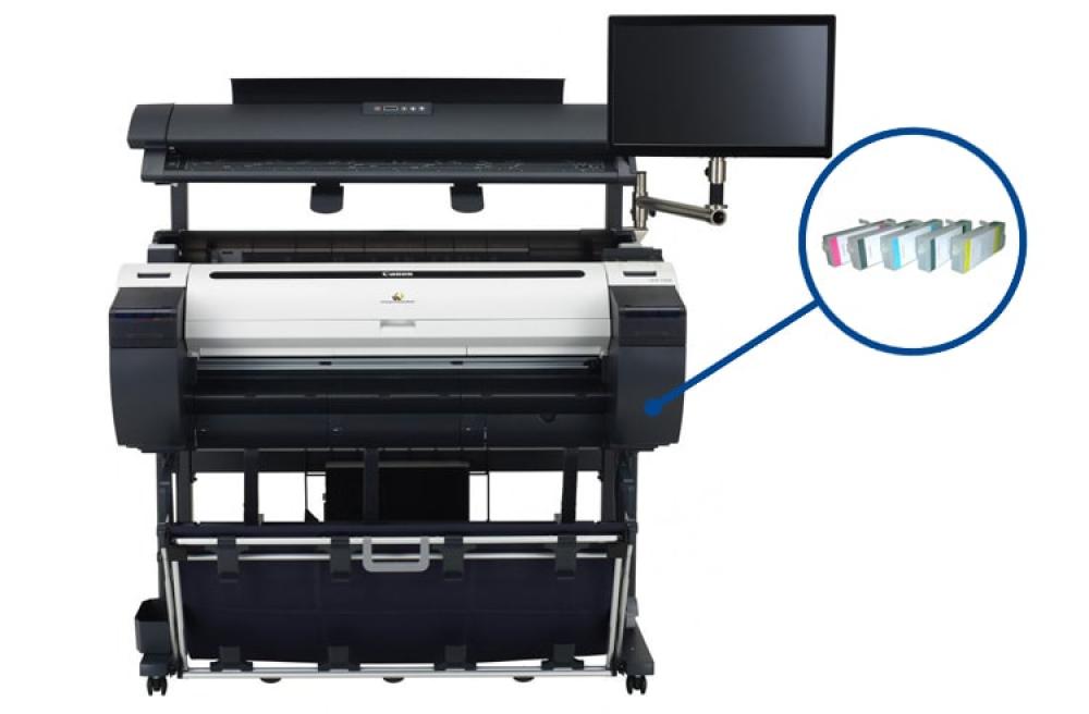 Изображение Плоттер Canon imagePROGRAF iPF780 MFP M40 с ПЗК и чернилами - зображення 1