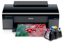 Принтер Epson Workforce 30 з СБПЧ та чорнилом