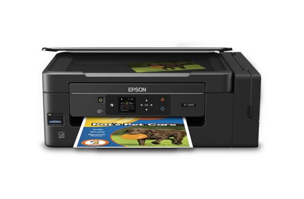 Изображение МФУ Epson Expression EcoTank ET-2650 с оригинальной СНПЧ и чернилами - зображення 1