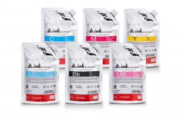 Комплект сублімаційних чорнил INKSYSTEM 500 мл (6 кольорів)