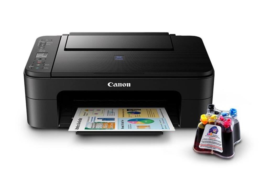 Изображение МФУ Canon PIXMA E3140 с СНПЧ и чернилами - изображение 1