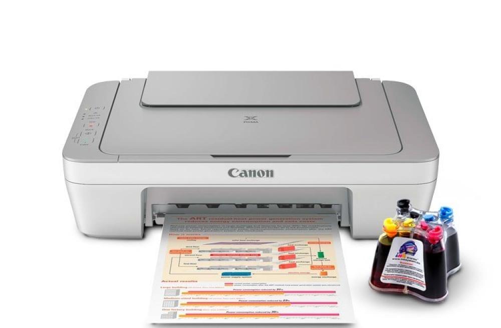 Изображение МФУ Canon PIXMA MG2450 с СНПЧ и чернилами - изображение 1