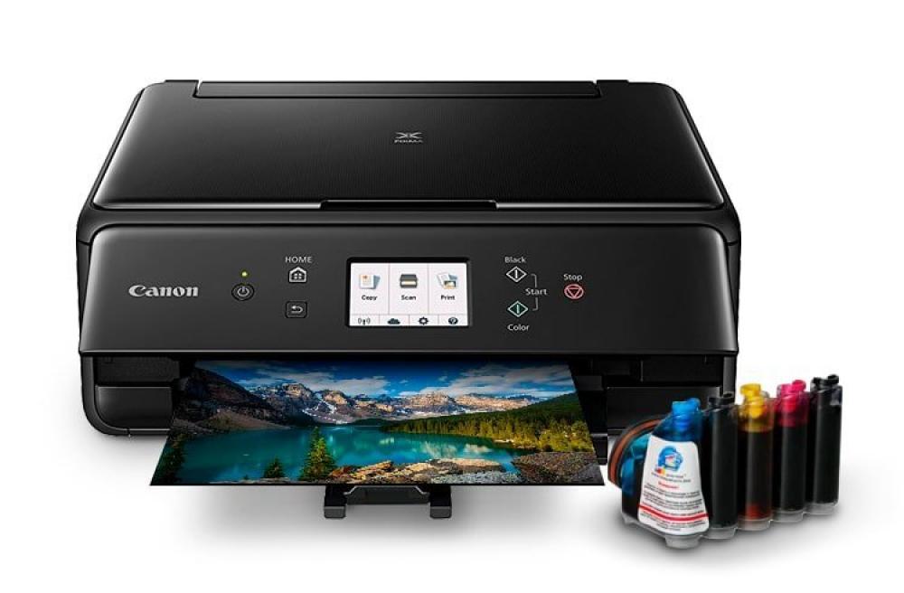 Изображение МФУ Canon PIXMA TS6140 с СНПЧ и чернилами - изображение 1