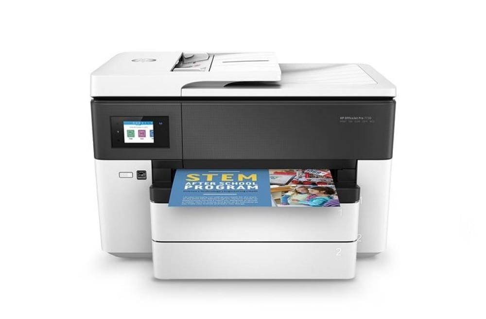 Изображение МФУ HP OfficeJet Pro 7730 с ПЗК и чернилами - зображення 1