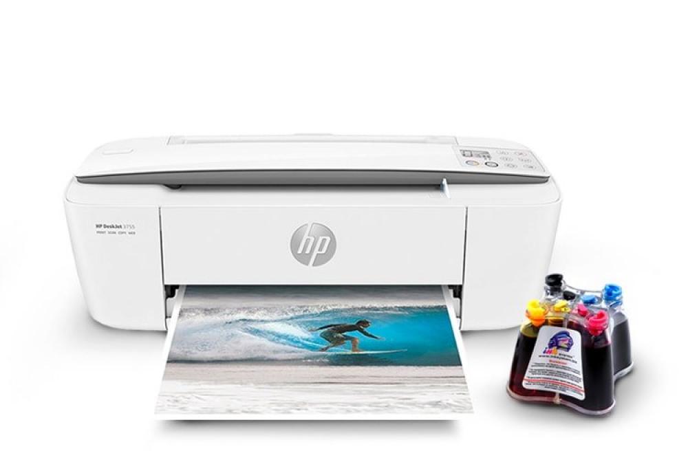 Изображение МФУ HP DeskJet Ink Advantage 3775 с СНПЧ и чернилами - изображение 1