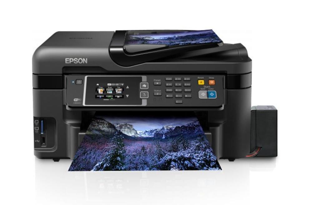 Изображение МФУ Epson Workforce WF-3620 с БСНПЧ и чернилами INKSYSTEM - изображение 1