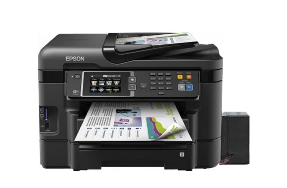 Изображение МФУ Epson Workforce WF-3640DTWF с БСНПЧ и чернилами INKSYSTEM - изображение 1