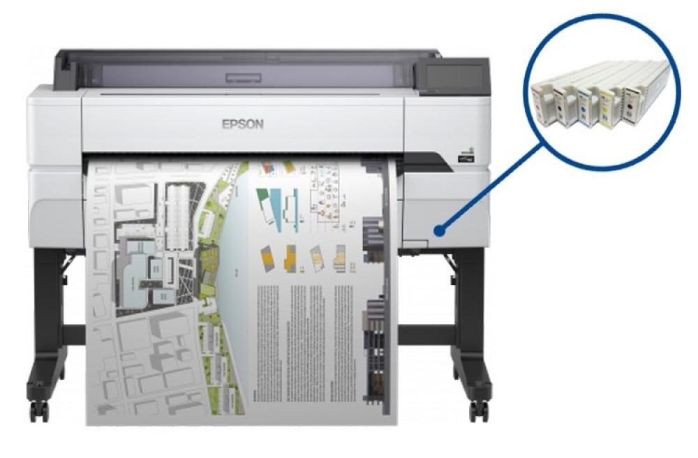 Изображение Плоттер Epson SureColor SC-T5400 с ПЗК и чернилами - зображення 1