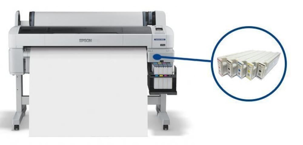 Изображение Плоттер Epson SureColor SC-T7200D PS с ПЗК и чернилами - зображення 1
