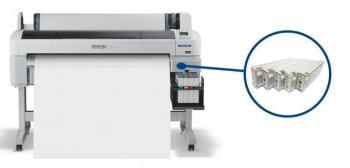 Плоттер Epson SureColor SC-T7200D PS с ПЗК и чернилами