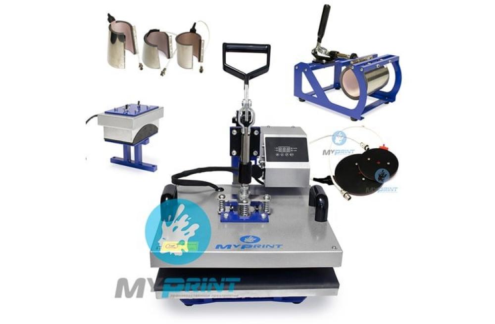 Изображение Термопресс многофункциональный MyPrint HP 5 в 1 38x38 см - зображення 1