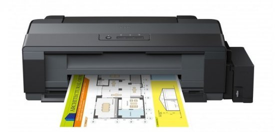 изображение Принтер Epson L1300 з оригінальною СБПЧ  і сублімаційними чорнилами