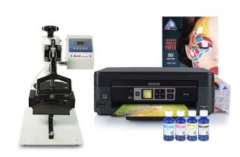 Кепковий термопрес INKSYSTEM B-01 і БФП Epson XP-352 з набором для сублімаційного друку