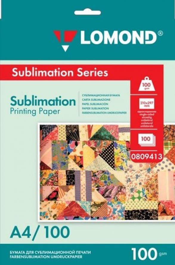 изображение Сублімаційний папір  Lomond Sublimation A4 (100g)  100 аркушів