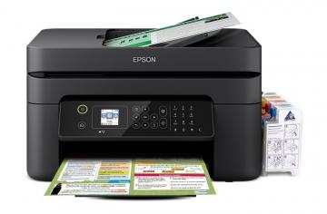 Изображение МФУ Epson Workforce WF-2830 с СНПЧ и чернилами