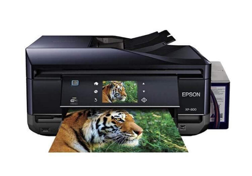 Изображение МФУ Epson Expression Premium XP-800 Refurbished by Epson с СНПЧ и чернилами (Уценка) - зображення 1