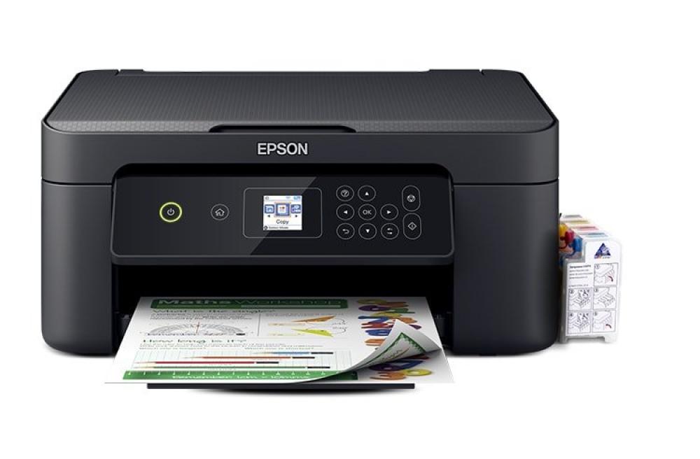 Изображение МФУ Epson Expression Home XP-3100 с СНПЧ и чернилами - изображение 1